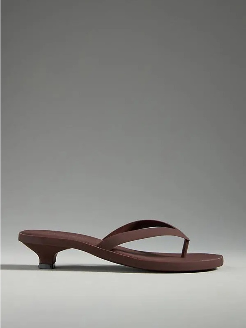 Jeffrey Campbell Lollipop Jelly Thong Sandals Matte Brown | VERY SLIGHTLY USED